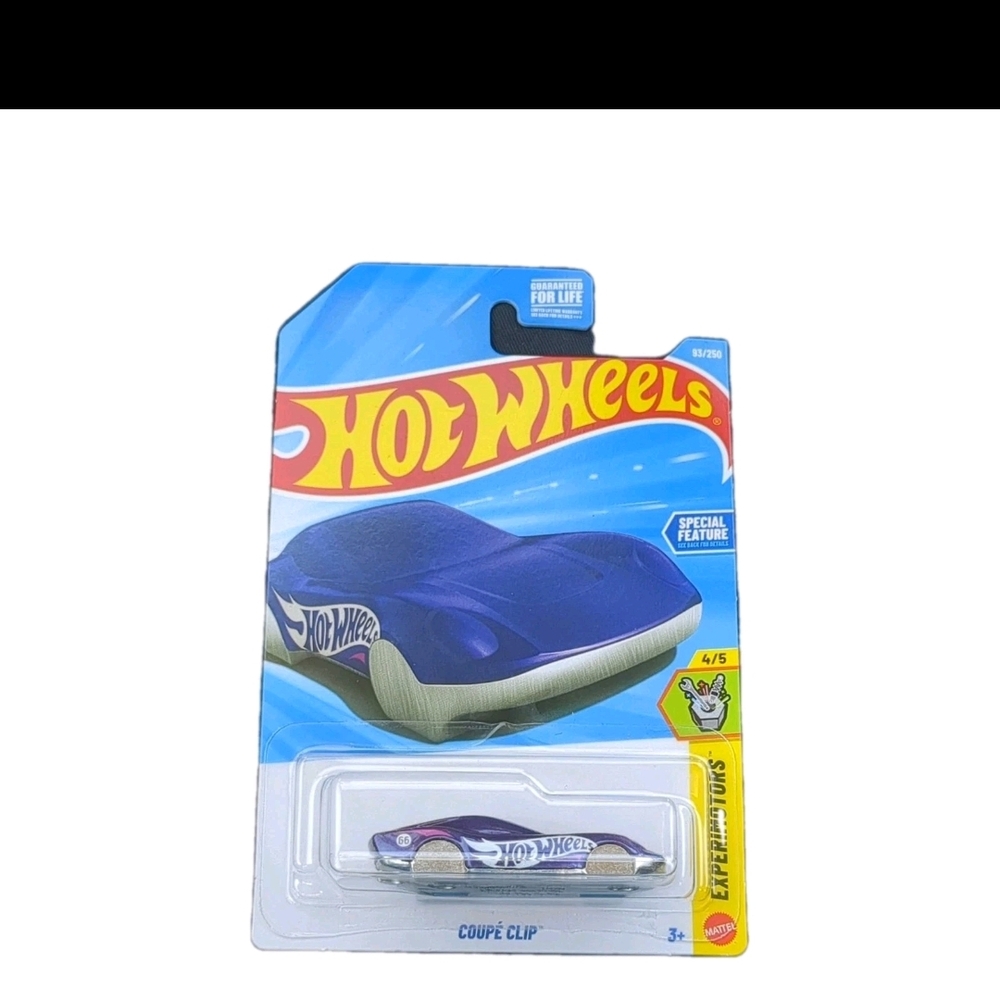Hot Wheels Blue Coupe Clip Toy Car